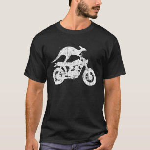 T-shirt Motorcyle à moteur Kangaroo Australian Pride