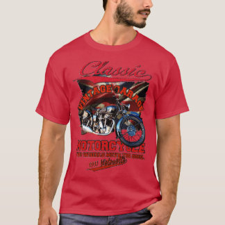 T-shirt Motorcyle vintage britannique Velocette KTS 350