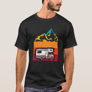 T-shirt Motorhome Rv Camper Retro Vintage