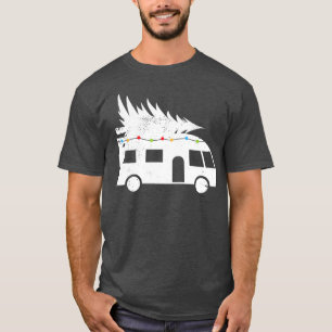 T-shirt Motorhome Santa Hat Noël cadeau de Noël