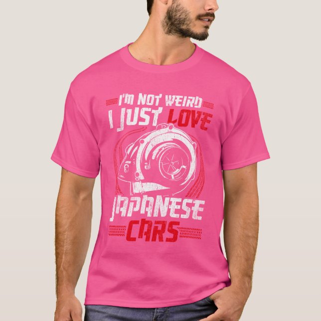 T-shirt Motorsport Caruning Japanese Domestic Market vinta (Devant)