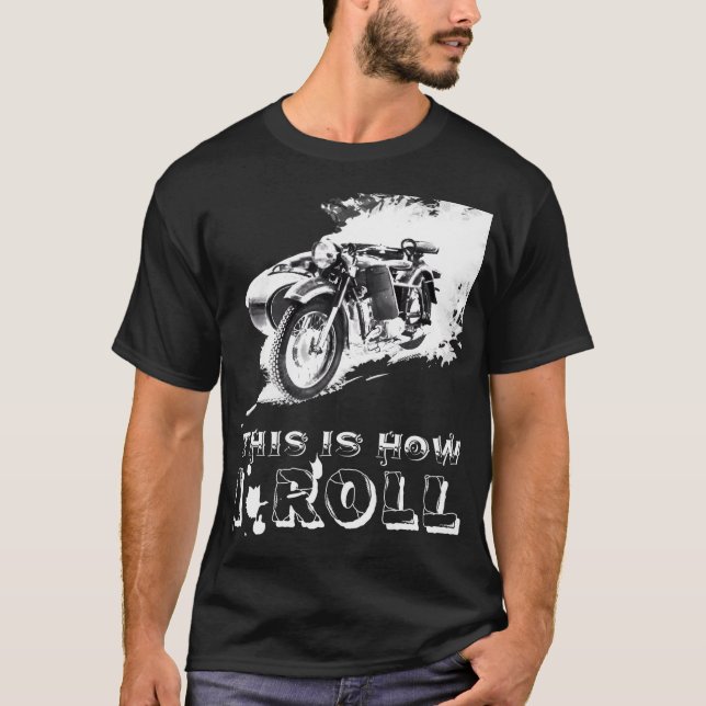 T-shirt Motos Avec Sidecar (Devant)