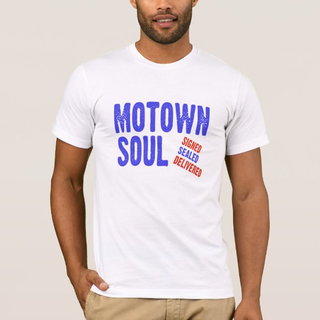 T-shirt Motown Soul Music Style (Devant)
