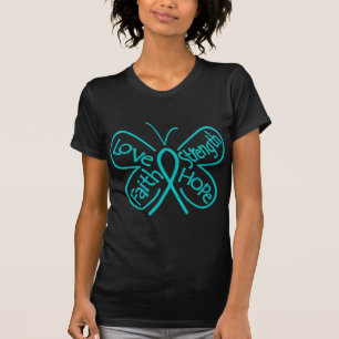 T-shirt Mots de inspiration de papillon gynécologique de