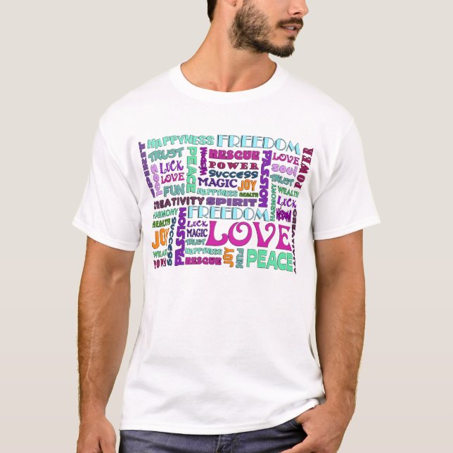 T-shirt Mots De La Voie Esprit (Devant)