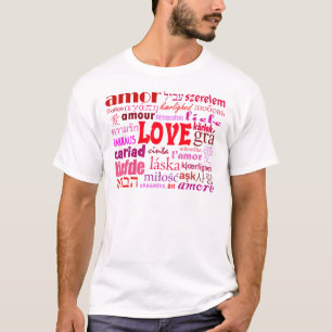 T-shirt Mots de l'amour