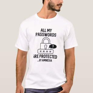 T-shirt Mots de passe d'amnésie