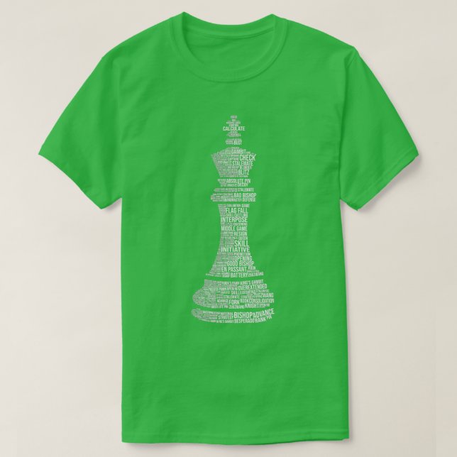 T-shirt Mots d'échecs (Design devant)