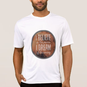 T-shirt mots d'inspiration matinale pour amour de soi