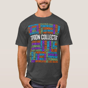 T-shirt Mots du collecteur de cuillères