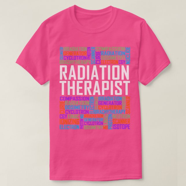 T-shirt Mots du radiothérapeute (Design devant)