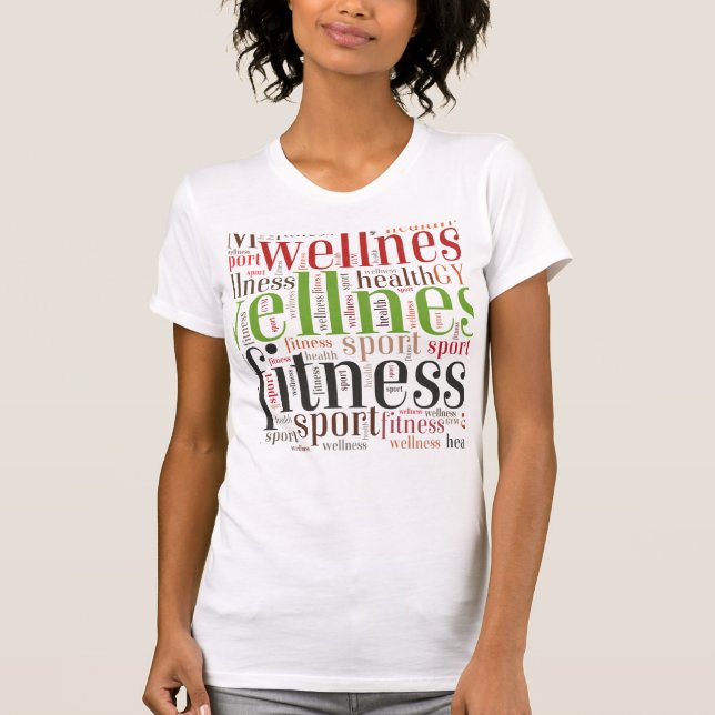 T-shirt Mots fitness (Devant)