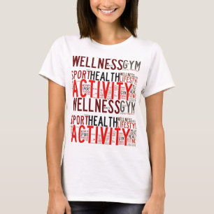 T-shirt Mots fitness