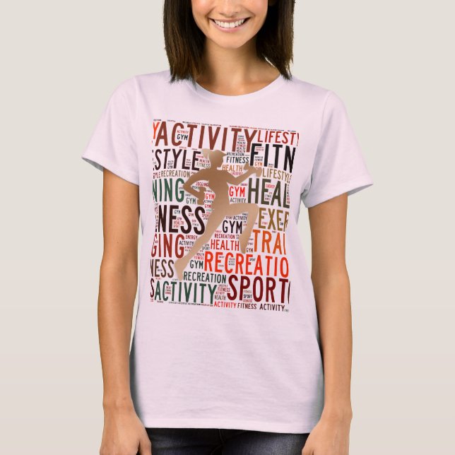 T-shirt Mots fitness (Devant)