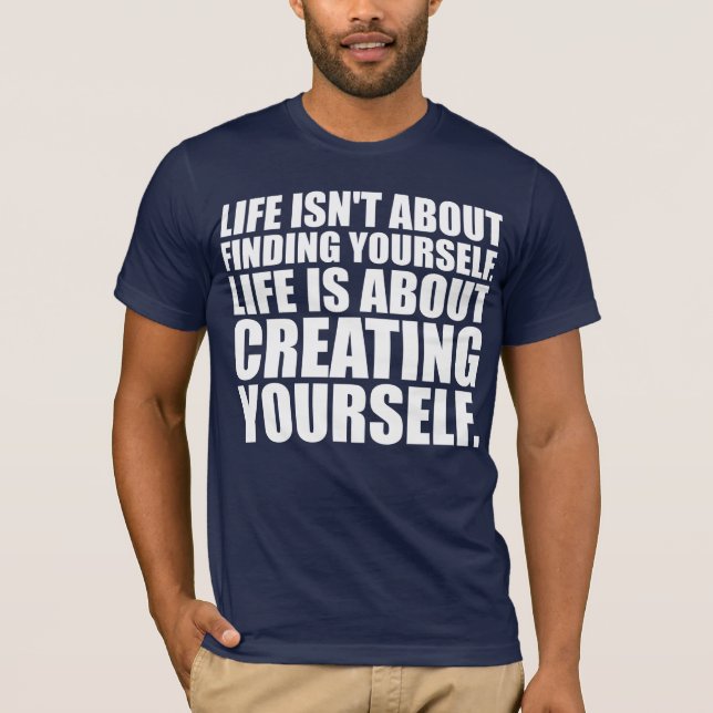 T-shirt Mots Motivationnels - Créer Vous-Même (Devant)