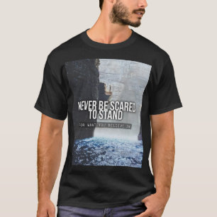 T-shirt Mots Motivationnels - Supposez Ce Que Vous Croyez