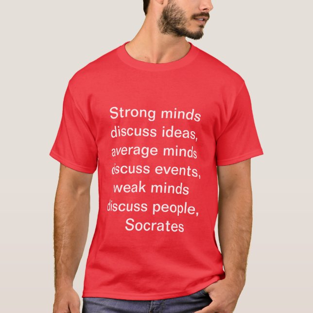 T-shirt Mots Socrates (Devant)