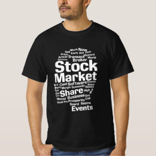 T-shirt Mots Stocks Investisseurs