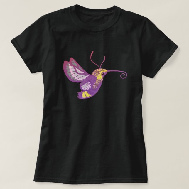 T-shirt Motte de colibri (Design devant)