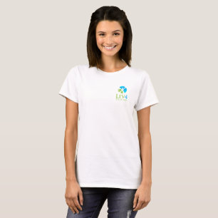 T-shirt mou de la signature des femmes - logo de