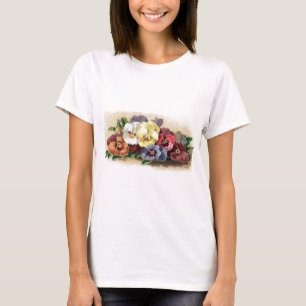 T-shirt mou de pensées des femmes de confort