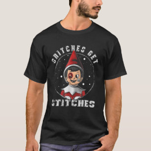 T-shirt Mouchards Vont Aux Points De Suture L'Elf Noël Mou