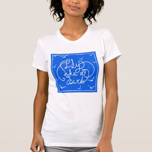 T-shirt Mouche comme un oiseau (Devant)
