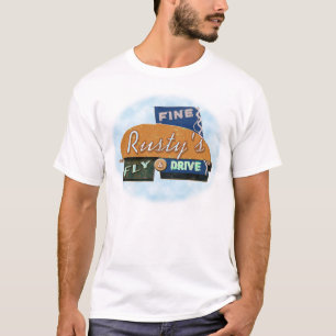 T-shirt Mouche et commande rouillées - grandes