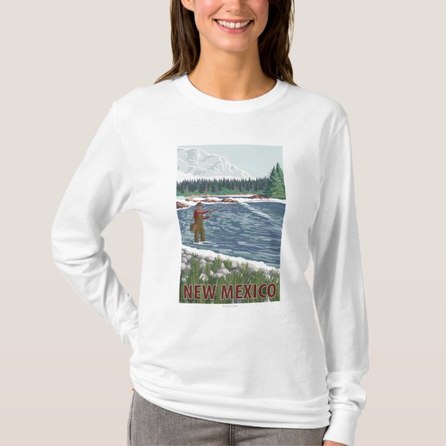 T-shirt Mouche FishermanNew Mexique (Devant)