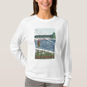 T-shirt Mouche FishermanSouth Dakota