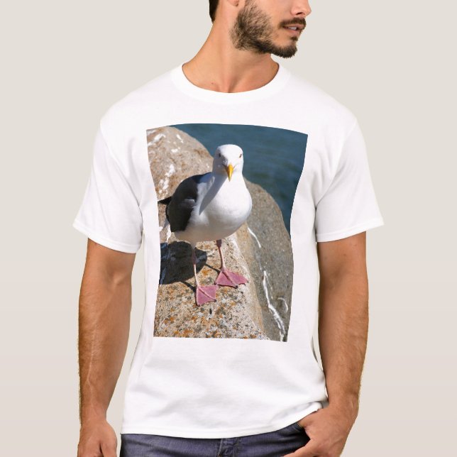 T-shirt Mouette, baie de Morro, la Californie (Devant)