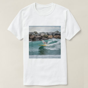 T-shirt Mouette surfeuse d'hiver, Mouette surfant, Mouette