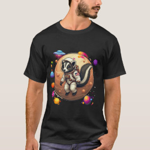 T-shirt Moufette dans l'espace : Aventures extraterrestres
