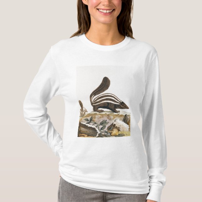 T-shirt Mouffette, de "Histoire Naturelle" par (Devant)