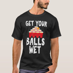 T-shirt Mouillez vos boules Drôle pour les amateurs de Bee