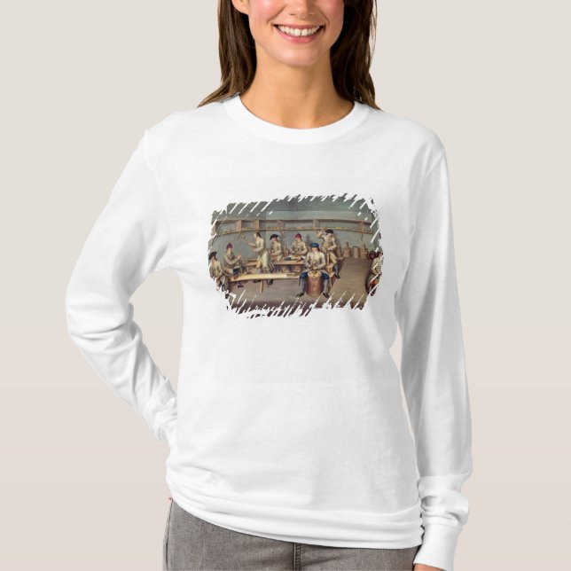T-shirt Moulage des granules de poudre (Devant)