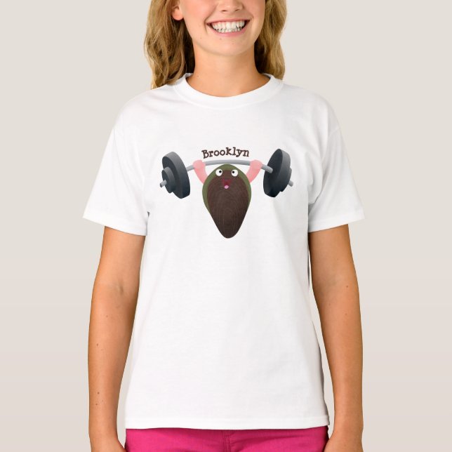 T-shirt Moule amusante travaillant sur l'illustration de d (Devant)
