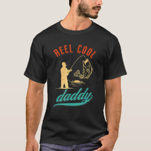 T-shirt Moulin à pêche Papa cool Fête des Pères Pêcheur