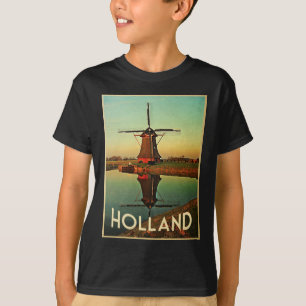 T-shirt Moulin à vent de la Hollande