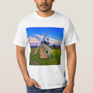 T-shirt Moulin bleu ciel