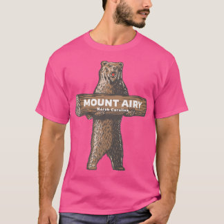 T-shirt Mount Airy North Carolina NC Growling Bear Vacatio