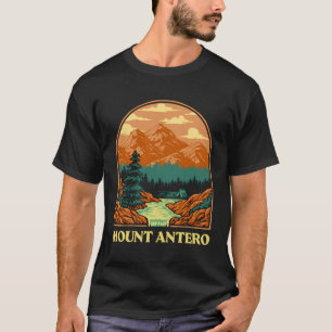 T-shirt Mount Antero Retro Nathrop Town Vintage Us Mountai