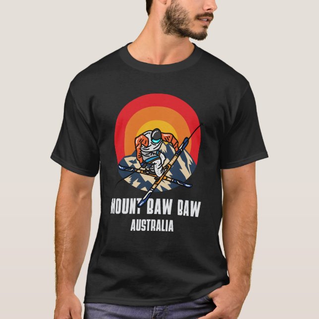 T-shirt Mount Baw Baw Victoria Australie (Devant)