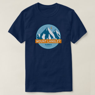 T-shirt Mount Langley California Stars Moon