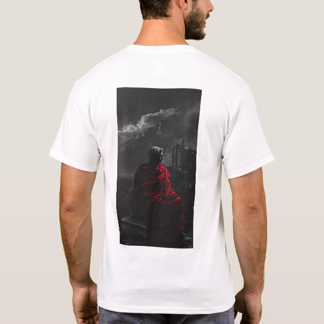 T-shirt Mount Olympus Dark Landscape (Dos)