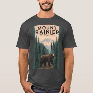 T-shirt Mount Rainier National Park girl