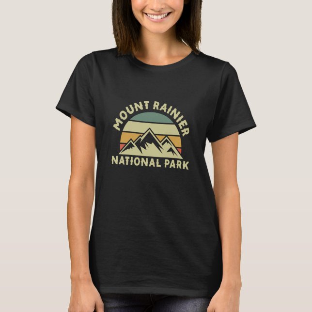 T-shirt Mount Rainier National Park Hiking Vacation  13 (Devant)