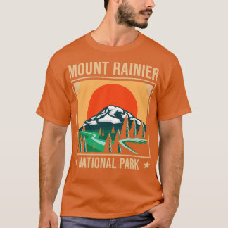 T-shirt Mount Rainier Us National Park