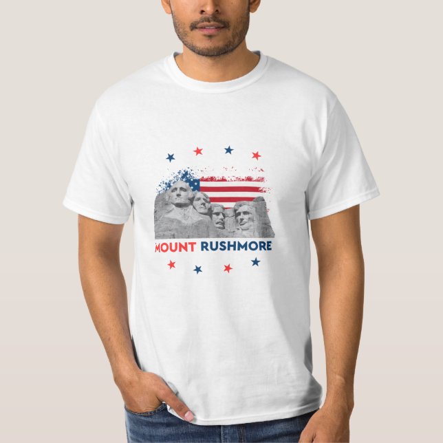 T-Shirt Mount Rushmore - Un site emblématique de l (Devant)