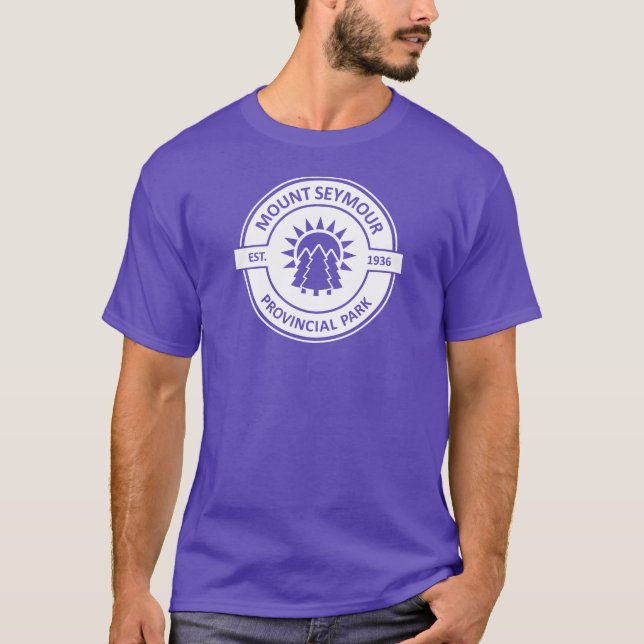 T-shirt Mount Seymour Provincial Park Sun Trees (Devant)